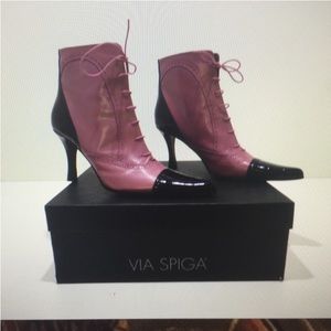 Via Spiga Vintage Ankle Boots ..Italian Leather